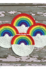 Durable - Rainbow Coasters - Dutch - Free