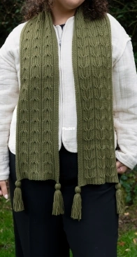 Both Sides Scarf by Jennifer Kent - Cascade Yarns - Free