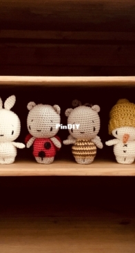 MisterOLui - Luiluh Handmade - Mr Luiwood - Silke Siefert - Little Luis; Bee, Ladybug, Elephant, Snowman, Luluh and Bunny