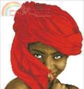 Vervaco 29.542 45.542 Lady in red
