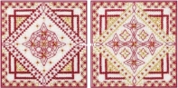Christmas Treasures - Blackwork by Elizabeth Almond from Just Cross Stitch December 2015