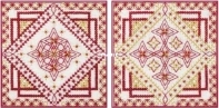 Christmas Treasures - Blackwork by Elizabeth Almond from Just Cross Stitch December 2015