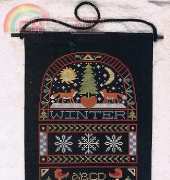 Winter Sampler From The Cross Stitcher US February 1995