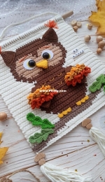 Plyushki Toys Patterns - Tatsiana Paddubskaya - Wall Hanging Owl