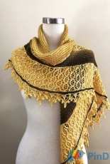 The Bee Queen Shawl by Dominique Trad