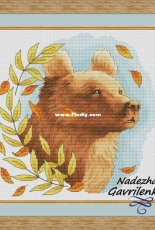 Autumn Bear by Nadezhda Gavrilenkova
