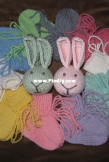 knitted baby socks