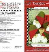 L.A. Designs-Santa Slippers