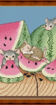 Alena Koshkina - Mouses & watermelon