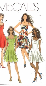 McCalls M6027 Misses / Miss Petite Dresses - size US 6-12