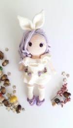 Kedi Peri Atölyesi / Atölyeleri - By Sedef - Sedef Bay - Ruby Bunny Girl - Yakut Tavşan kız- Turkish