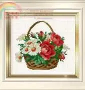 Ellen Maurer Stroh EMS 030  - Daisy Basket