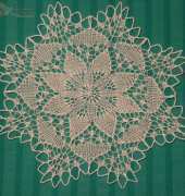 knitted doilies - my work