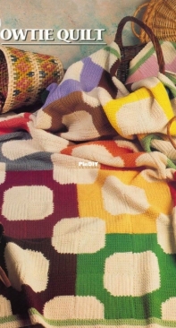 Annies Crochet Quilt Afghan Club - Lorain Axup - Bowtie Quilt