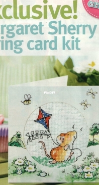 Mouse with Kite by Margaret Sherry from Cross Stitch Crazy 163 PCS + XSD