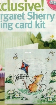Mouse with Kite by Margaret Sherry from Cross Stitch Crazy 163 PCS + XSD