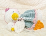 One and two company - Carolina Guzman - Delia the Sleeping Duck amigurumi