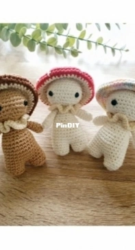 Critter Stitch - Stephanie Buckner - Quinn the Mushroom