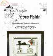 Calico Crossroads Kats by Kelly - Gone Fishing