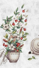 Lkacross - Cotton and Rosehip - Flower Tea Party by Natalia / Natalya Orekhova