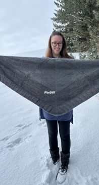 Deepest Winter Shawl by Ashley Beals - Free