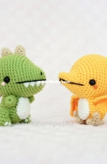 Amiguruku - Anita Suria - Dinosaur T-rex and Pterodactyl