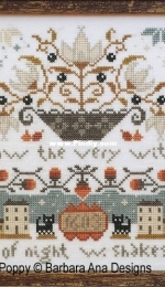 Creative Poppy - Barbara Ana Designs BAN229-092014 Midnight (tis now the very witching time of night... W. Shakespeare) PCS