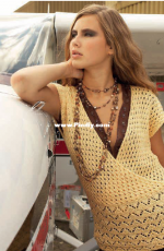 Schachenmayr - Design 6647 - Top with Lace - English - German - Free
