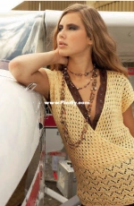 Schachenmayr - Design 6647 - Top with Lace - English - German - Free