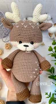 Em Toys - Ekaterina Marchenko - Екатерина Марченко - Reindeer - Олененок - Russian - Free