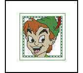 Korea Cross Stitch DK033-Peter Pan Keychain