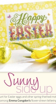 Sunnyside Up - Easter Card by Emma Congdon from Cross Stitch Collection 247 PCS + XSD