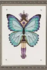 Designs by Nora Corbett NC244 Butterfly Misses - Miss Aurora Morpho