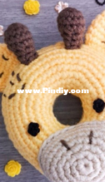 Oodles of Crochet Crafts - Rachel Zain - Doughnut Buddy Friends - Giraffe