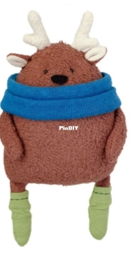 Fluffmonger-  Doodles the Deer -  Free Pattern
