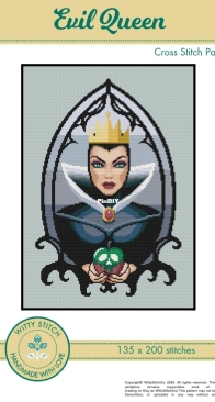 Witty Stitch - Evil Queen by Aurora Jiménez XSD