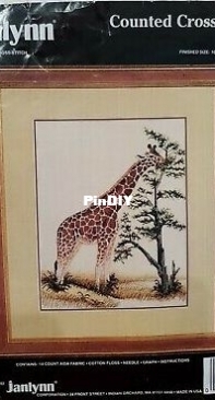 Janlynn 112-75 Giraffe by Cathy Livingston XSD
