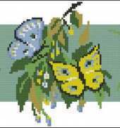 Riolis 289 butterfly and flowers