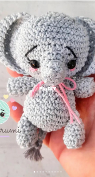 Marigurumi - Mari Carmen Idrovo / Arce - Elephant Lily - Lily Elefante - Spanish - Free