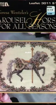 Leisure Arts 3011 - Carousel Horses for All Seasons by Teresa Wentzler SAGA