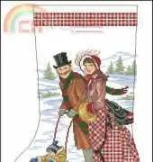 Needle Treasures JCA 08541 Winter Outing Stocking XSD