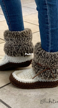 Blackstone Designs - Sonya Blackstone - Adult Snowshoe Moccasins