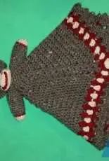 Sock monkey lovey