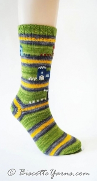 Saint-Élie-de-Caxton Sock from Biscotte Yarns - Free