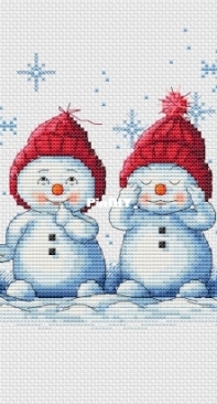 Snowmen by Lyudmila Poberezhnaya
