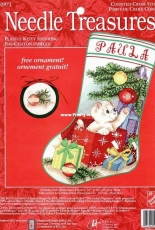 Needle Treasures (JCA) - 02972 Playful Kitty Stocking