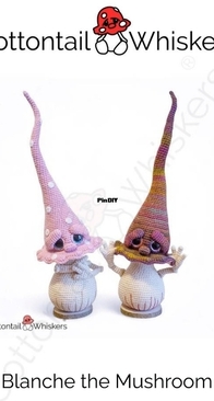Cottontail and Whiskers - Bea King - Blanche the Mushroom