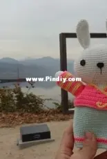 Stuffed Kapi - Bunny in Hanbok