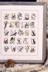 Crossed Wing Collection No.25 - Alphabirds alphabet PCS