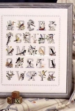 Crossed Wing Collection No.25 - Alphabirds alphabet PCS